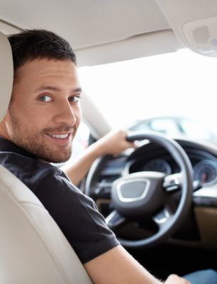 The young man behind the wheel